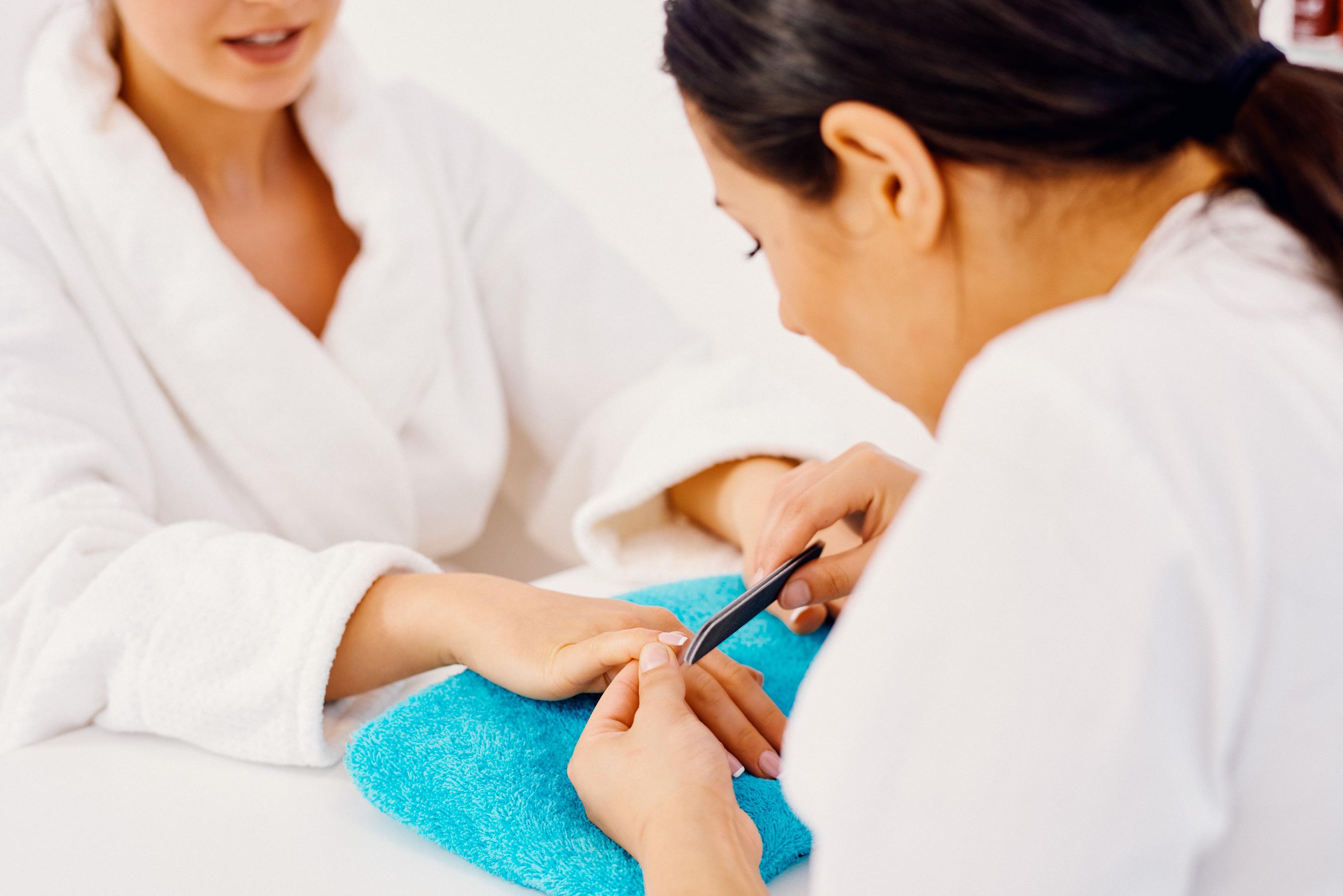 더 로리 호텔 맨체스터 외부 사진 A manicure in progress